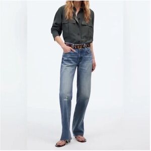 NWOT Madewell Dean Easy straight jeans size 27